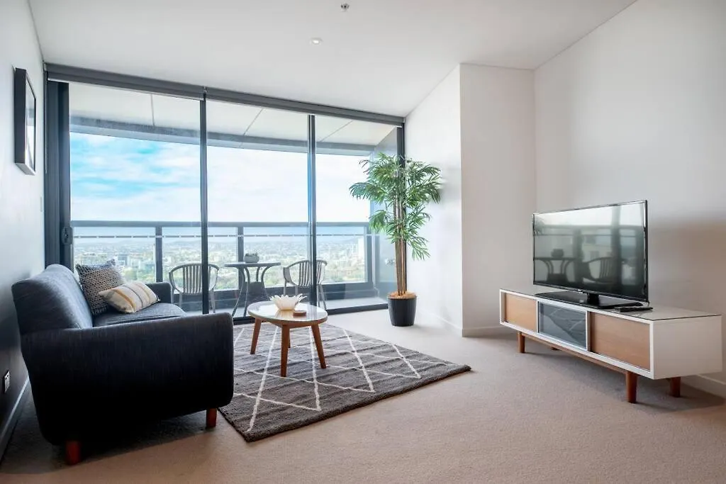 公寓 Lvl30 Garden/River Views Balcony By Stylish Stays 布里斯班